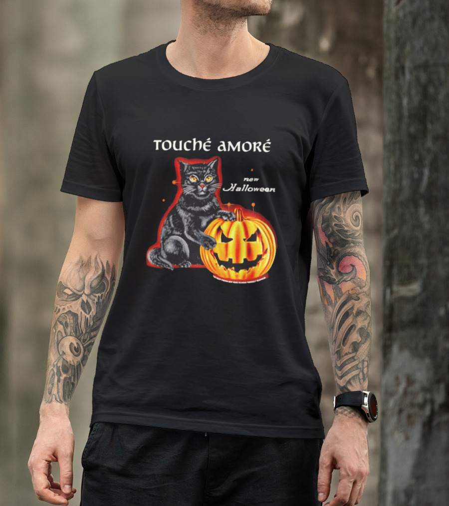 Touche Amore Black Cat Jack O Lantern New Halloween You Keep Finding New Ways T-Shirt