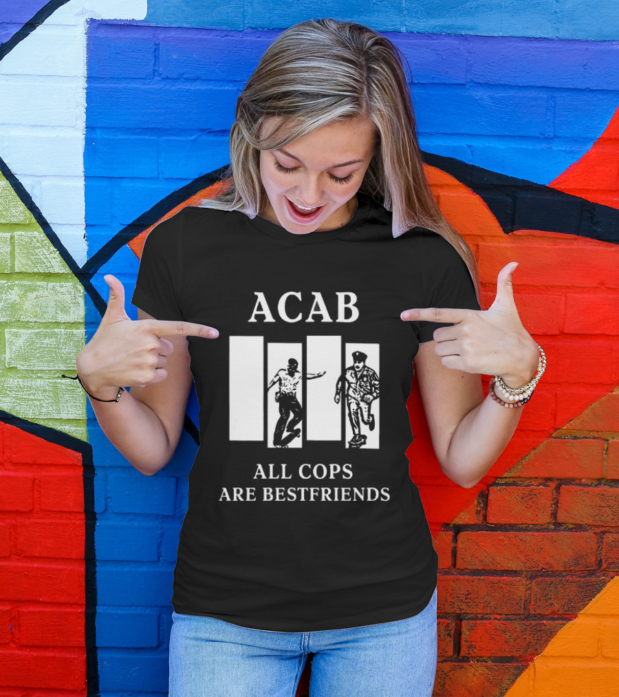 ACAB All Cops Are Bestfriends Running Bars Concept T-Shirt