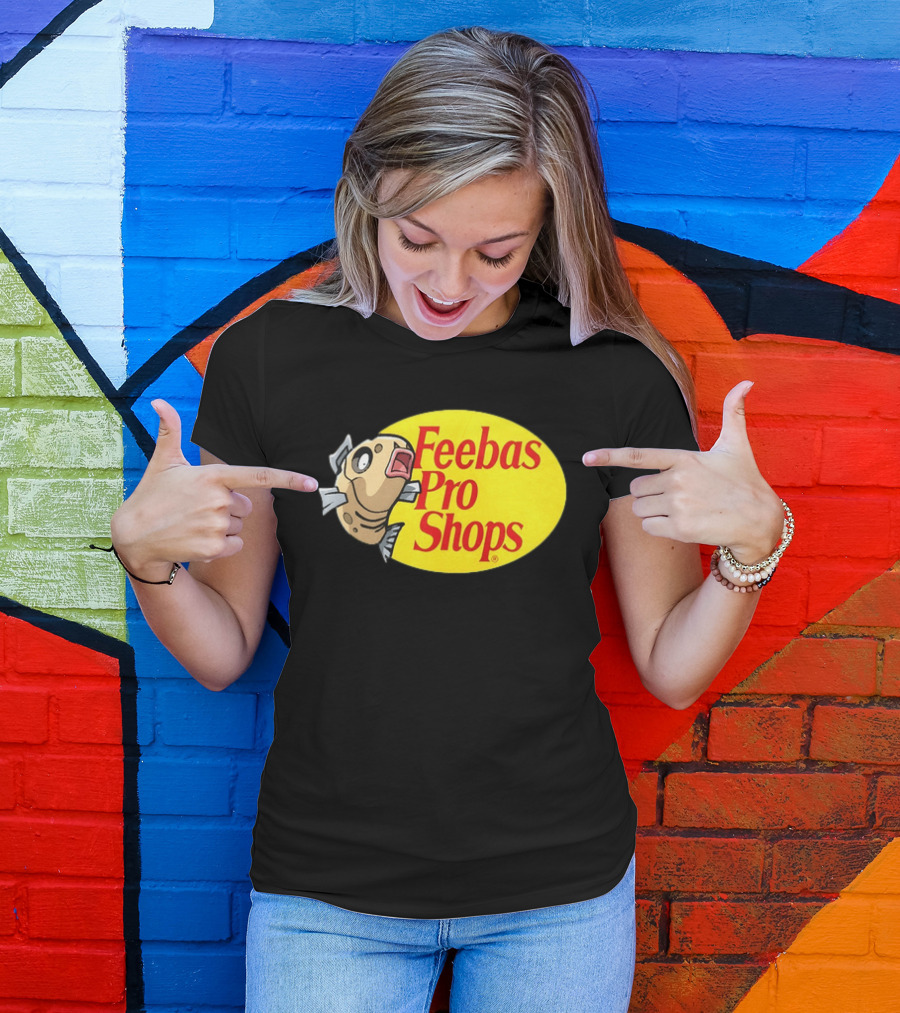 Feebas Pro Shops Fun Fish Illustration For Fans T-Shirt