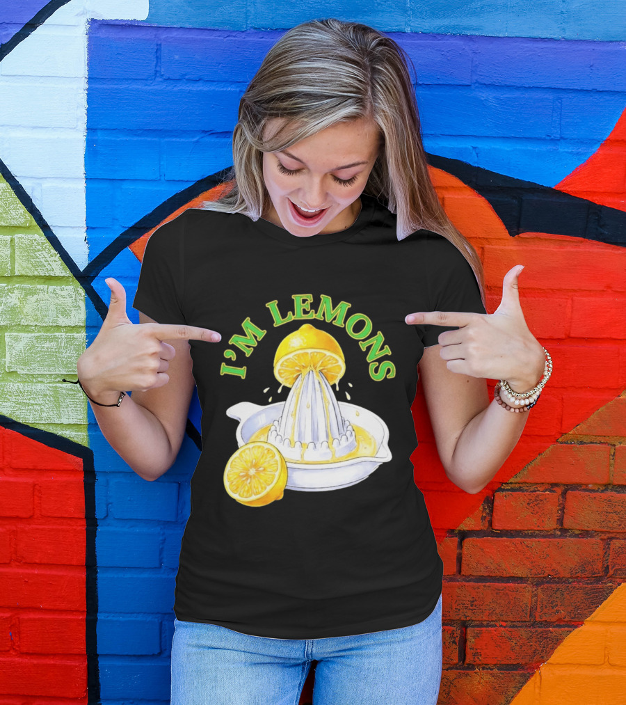 I'm Lemons Citrus Squeezer Fruit T-Shirt