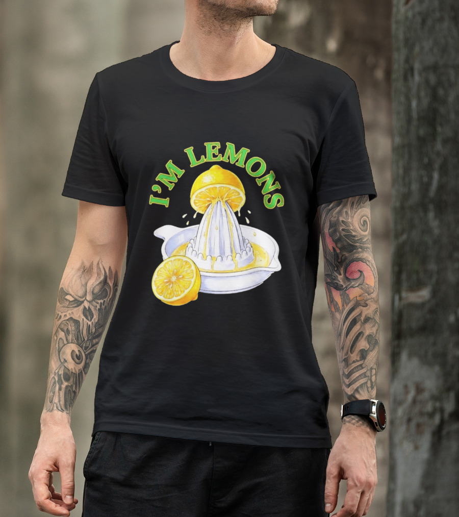 I'm Lemons Citrus Squeezer Fruit T-Shirt