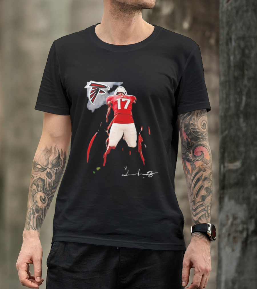 Atlanta Falcons Rookie Zachariah Branch Number 17 T-Shirt