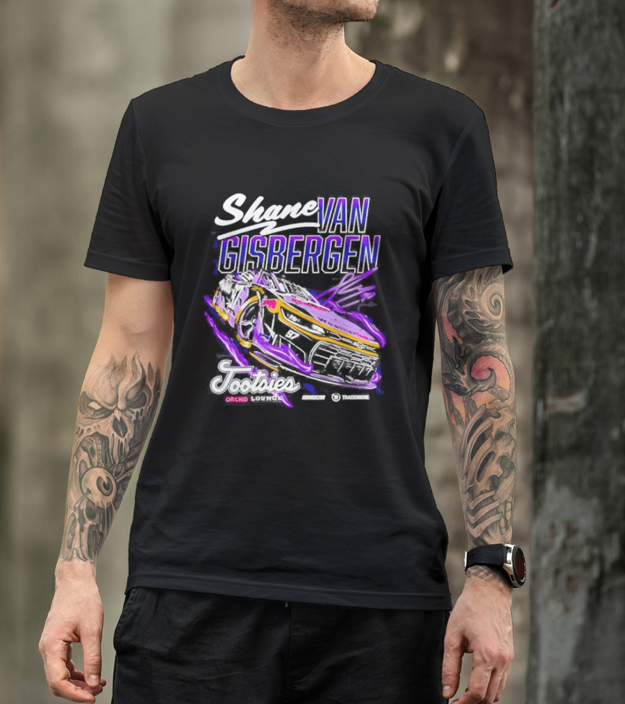 Shane Van Gisbergen #97 2026 Tootsies Orchid Sweeps Racing Car T-Shirt