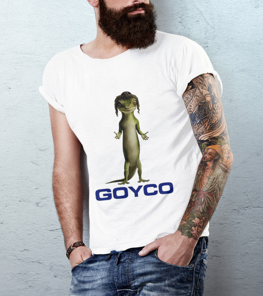 Goyco Lizard With Kippah And Payot T-Shirt