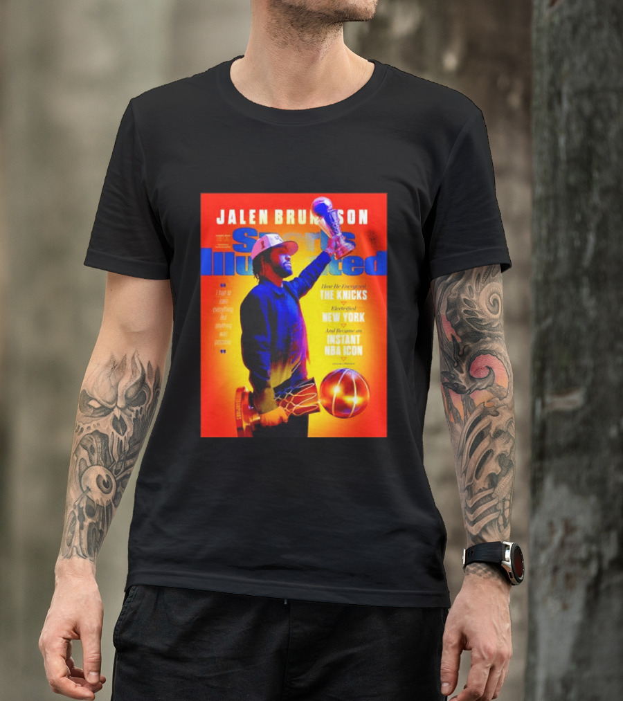 Jalen Brunson Sports Illustrated The Knicks Electrified New York Instant NBA Icon August 2026 T-Shirt
