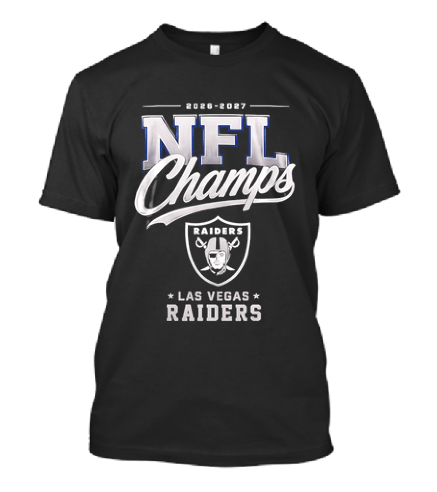 2026 2027 NFL Champs Las Vegas Raiders T-Shirt