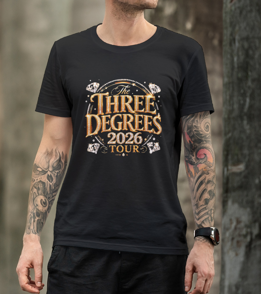 The Three Degrees 2026 Tour Soul Music R&B Group T-Shirt