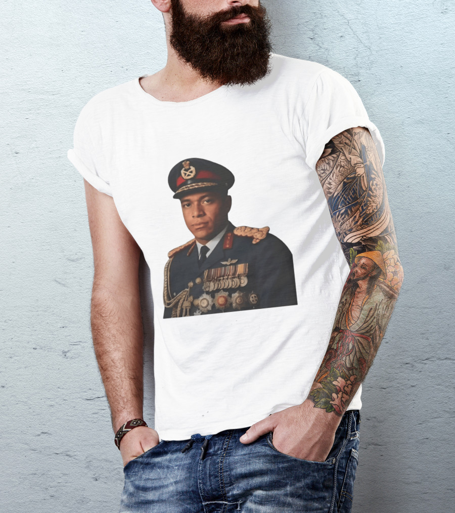 Kylian Mbappe Military Uniform Meme T-Shirt