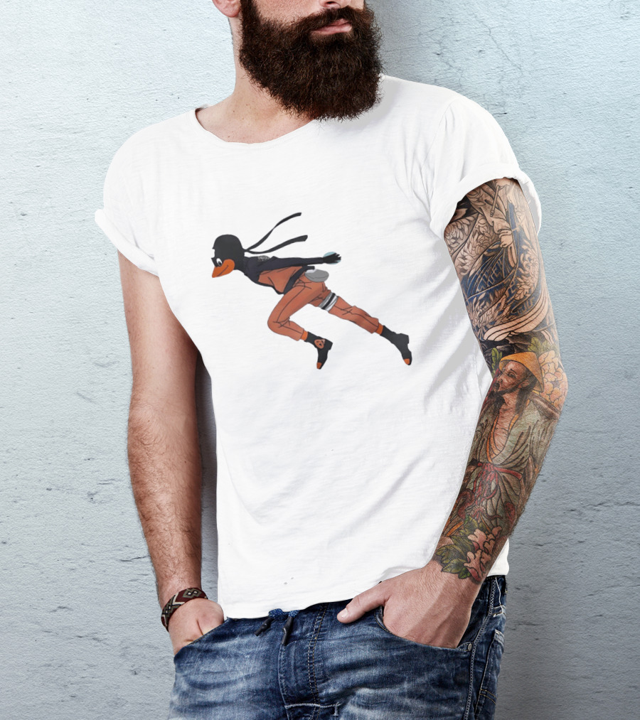 Naruto Uzumaki Duck Running Ninja Clan T-Shirt