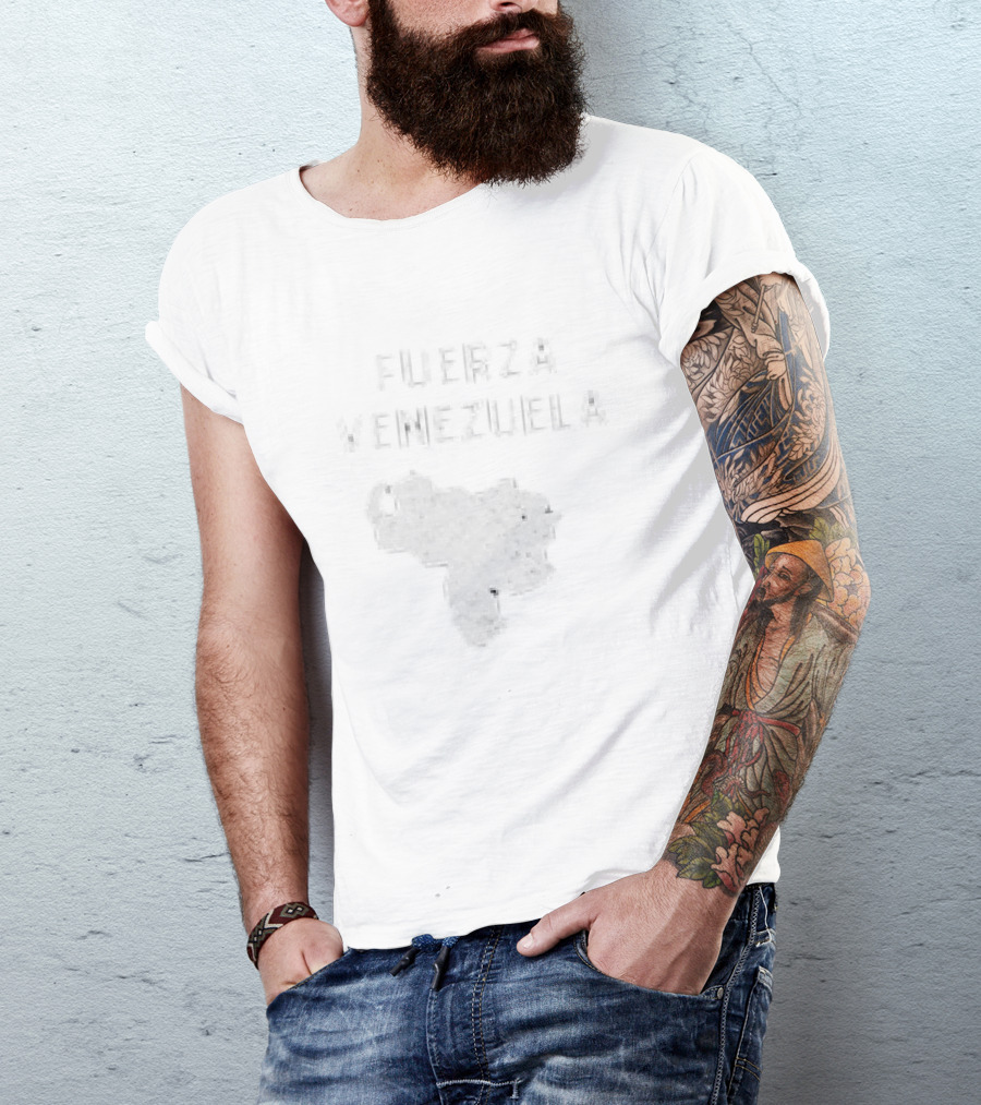 Ricky Martin Fuerza Venezuela Map Icon Solidarity T-Shirt