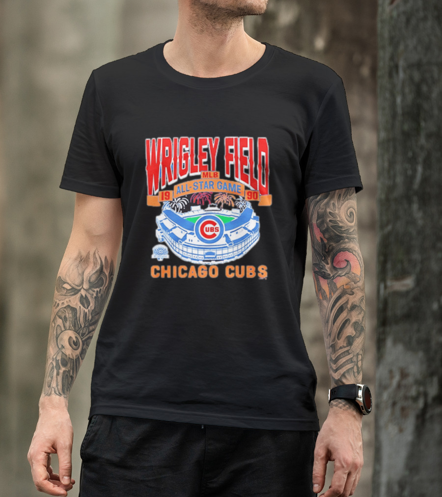 Wrigley Field 1990 MLB All Star Game Chicago Cubs T-Shirt