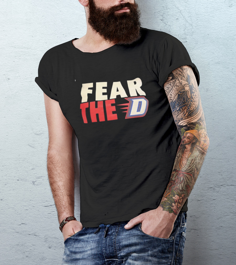 Fear The D DePaul Blue Demons Basketball Team Spirit T-Shirt