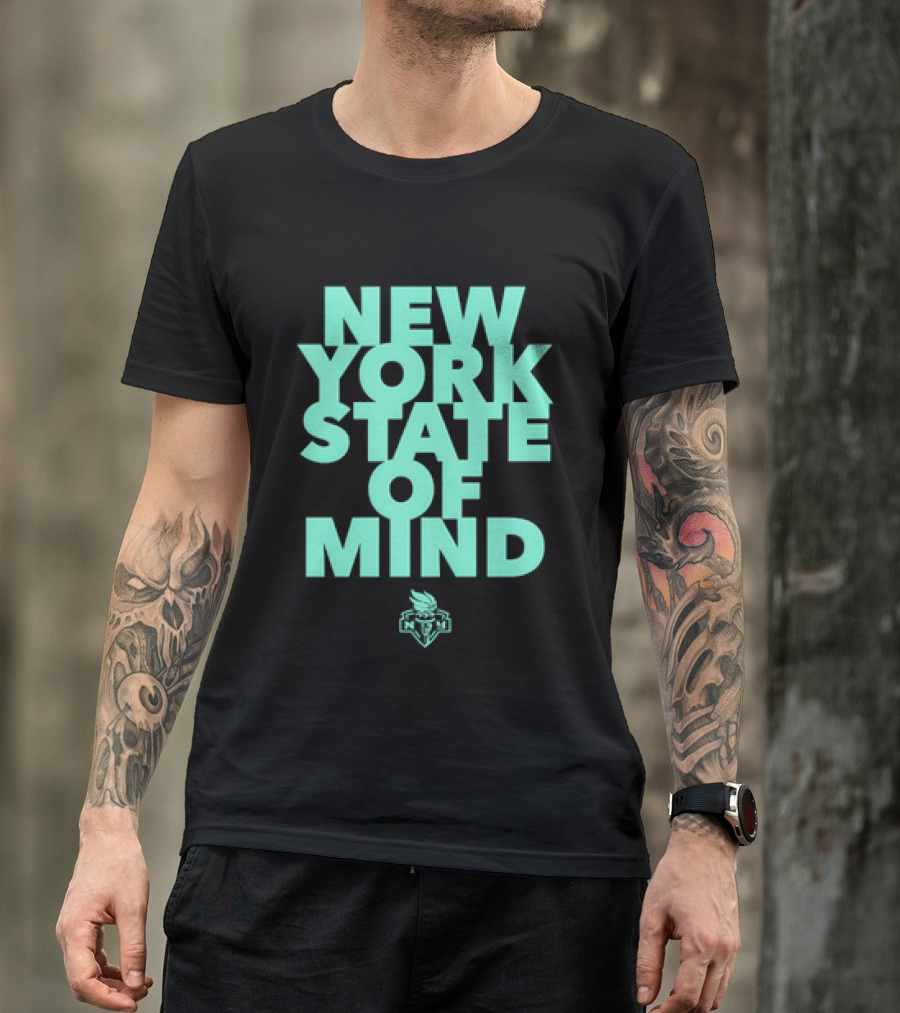 New York State Of Mind WNBA Liberty Basketball T-Shirt