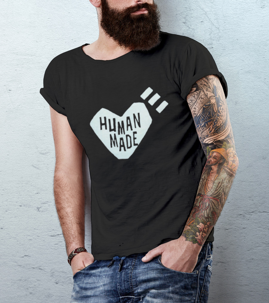 Ningensei Aizome Heart Human Made T-Shirt
