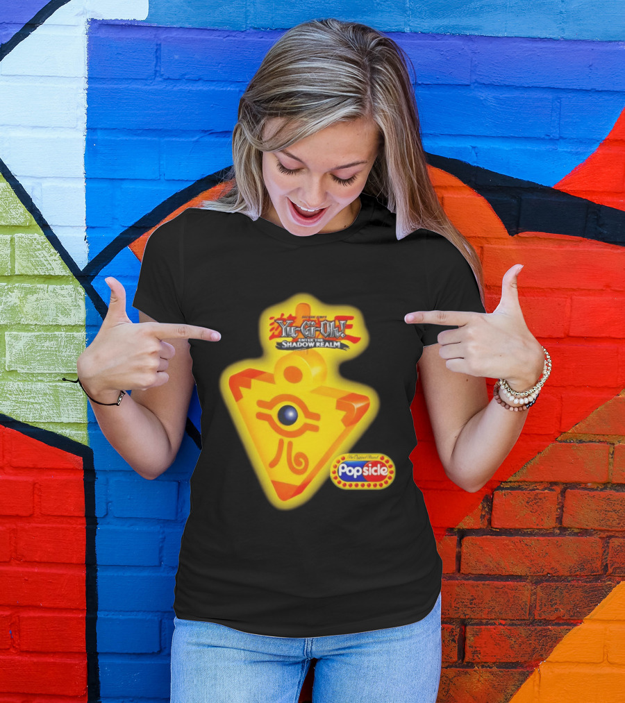 Shonen Jump Yu Gi Oh Enter The Shadow Realm Millennium Puzzle Popsicle T-Shirt