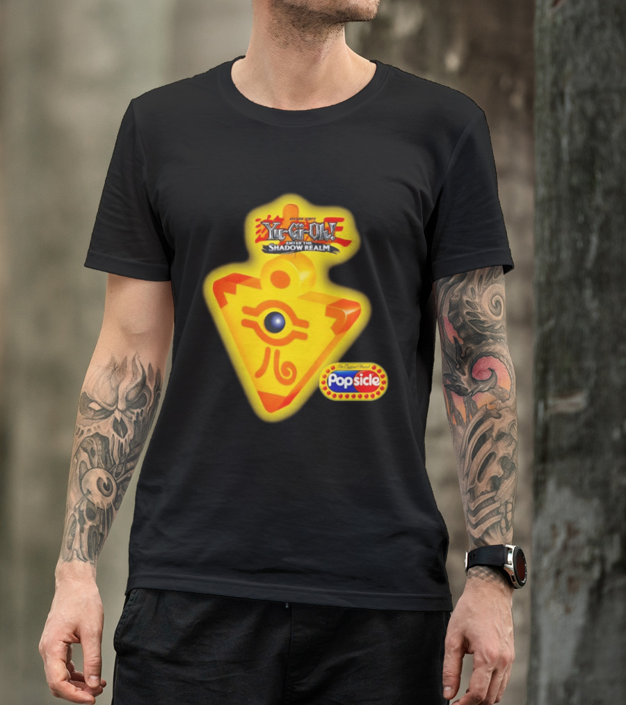 Shonen Jump Yu Gi Oh Enter The Shadow Realm Millennium Puzzle Popsicle T-Shirt