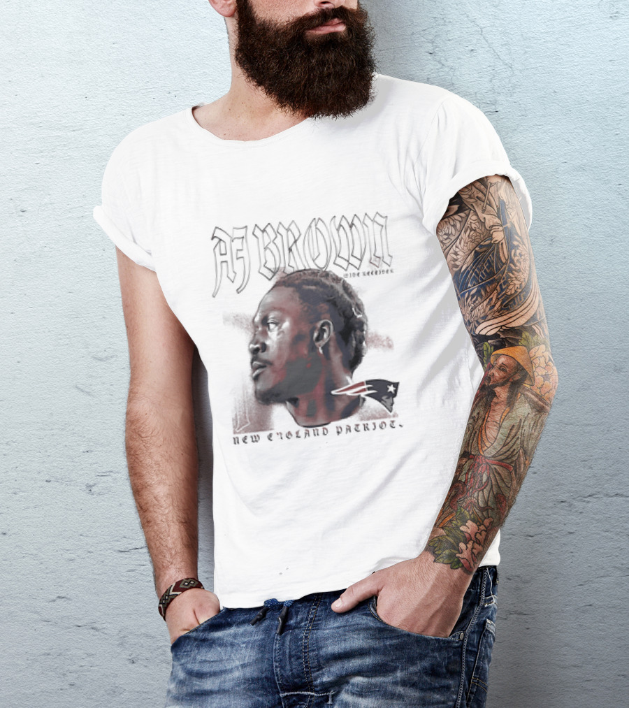 AJ Brown New England Patriots Bootleg T-Shirt