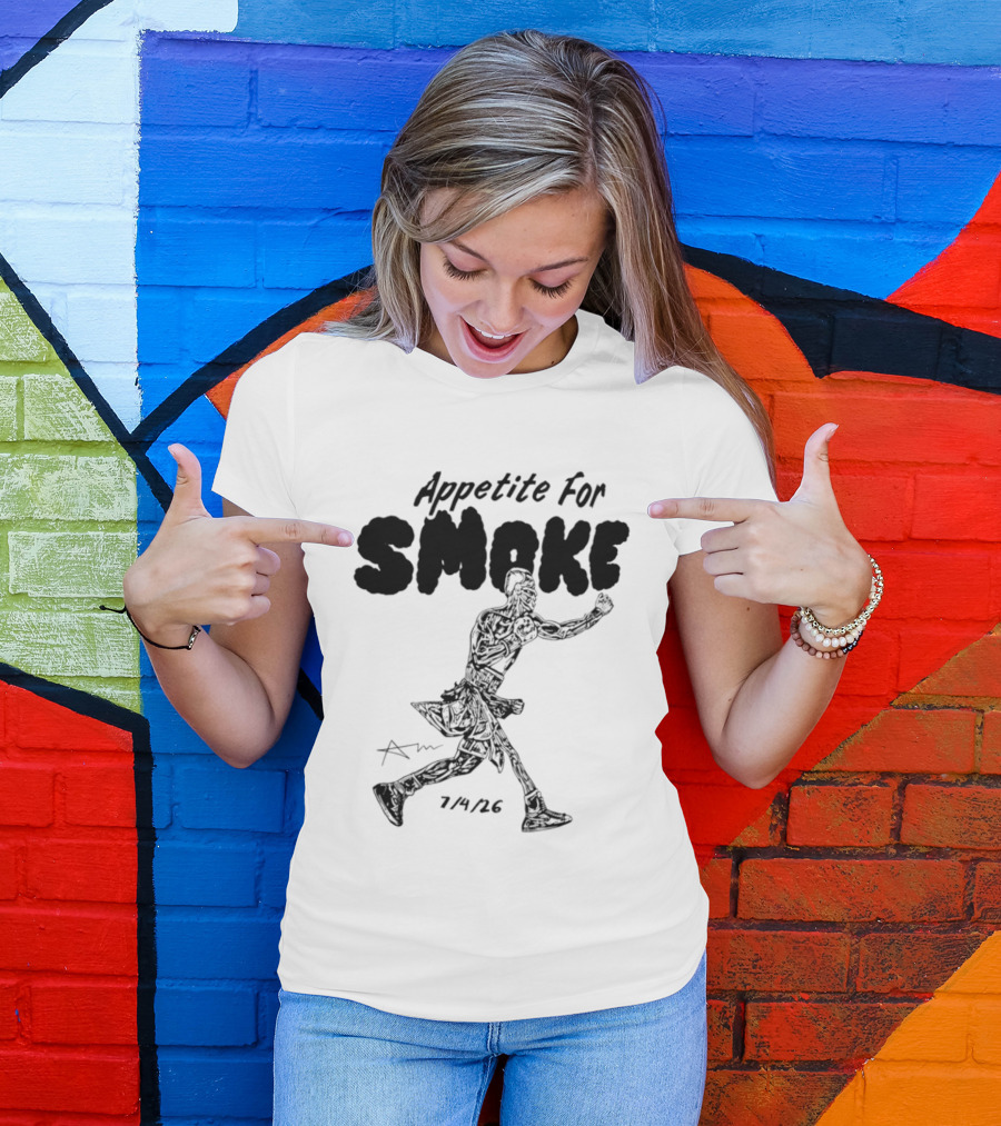 Appetite For Smoke Running Silhouette 7 26 T-Shirt