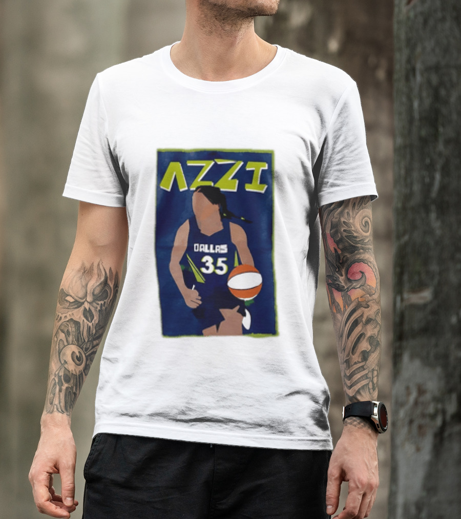 Azzi Fudd Dallas 35 Basketball WNBA 2026 Play Draft T-Shirt