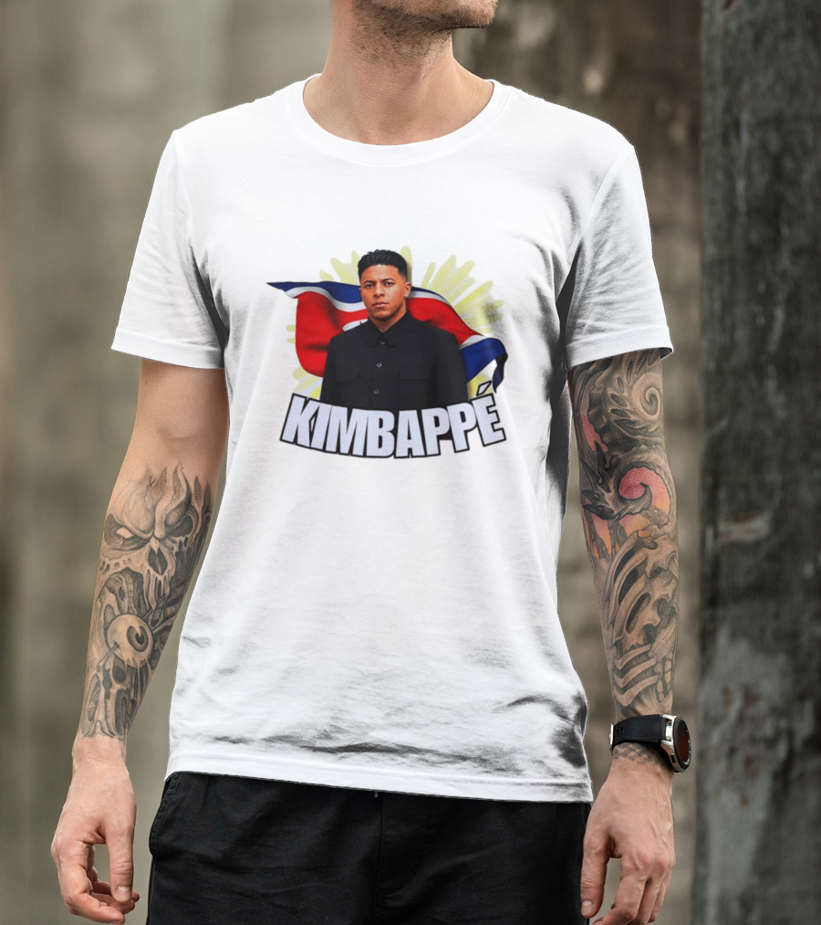 Kimbappé North Korea Leader Red Flag Fusion T-Shirt
