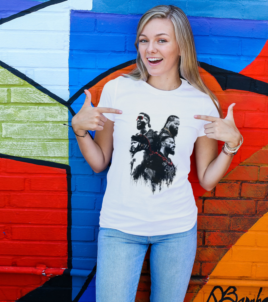 Bloodline Legacy Tribal Chief Wrestling Icons Collection T-Shirt