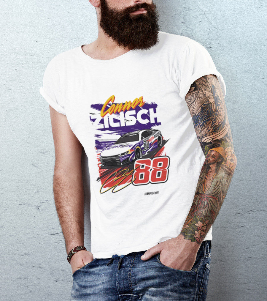 Connor Zilisch #88 NASCAR Racing Car Roto Rooter T-Shirt