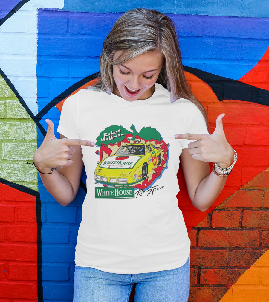Robert Huffman White House Apple Juice Racing Team Car 37 NASCAR T-Shirt