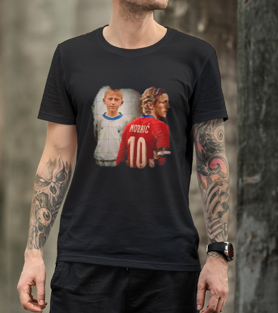 Luka Modrić Croatia National Team The Last Dance Young Modrić 10 T-Shirt