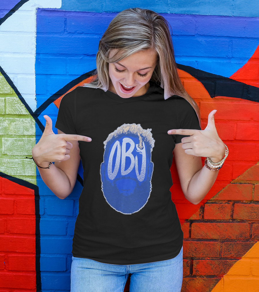OBJ Odell Beckham Jr Big Head New York Giants T-Shirt