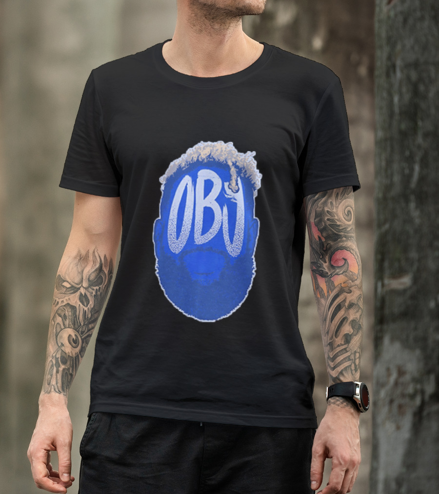 OBJ Odell Beckham Jr Big Head New York Giants T-Shirt