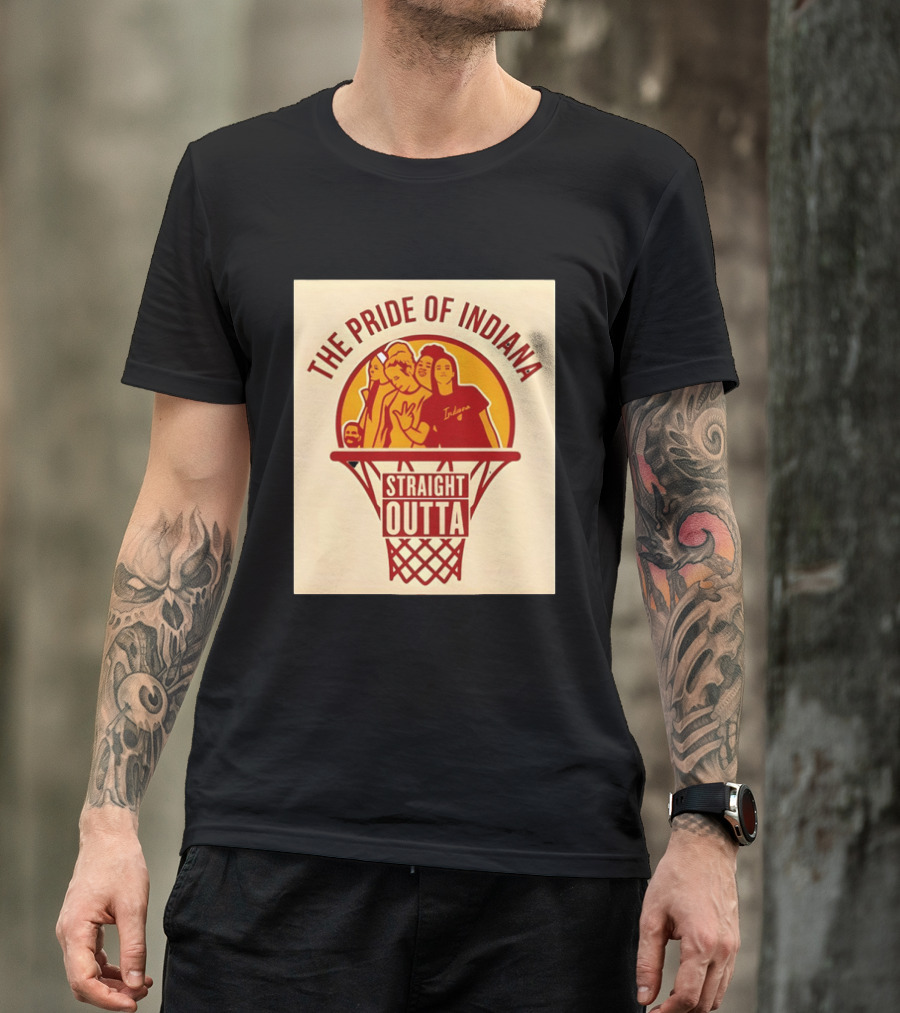 The Pride Of Indiana Straight Outta WNBA Basketball 2026 T-Shirt