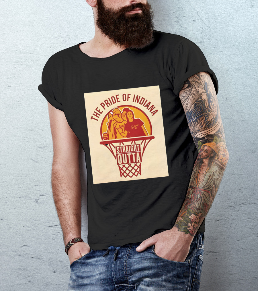 The Pride Of Indiana Straight Outta WNBA Basketball 2026 T-Shirt