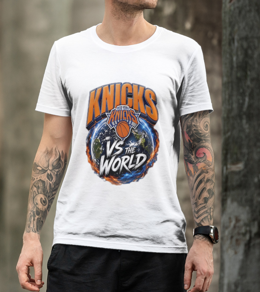 Knicks New York VS The World Basketball Team T-Shirt