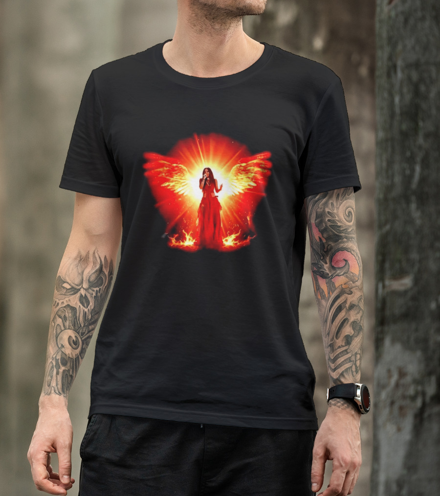 Kehlani 2026 Wings Of Fire Angelic Performance Fiery Aura T-Shirt