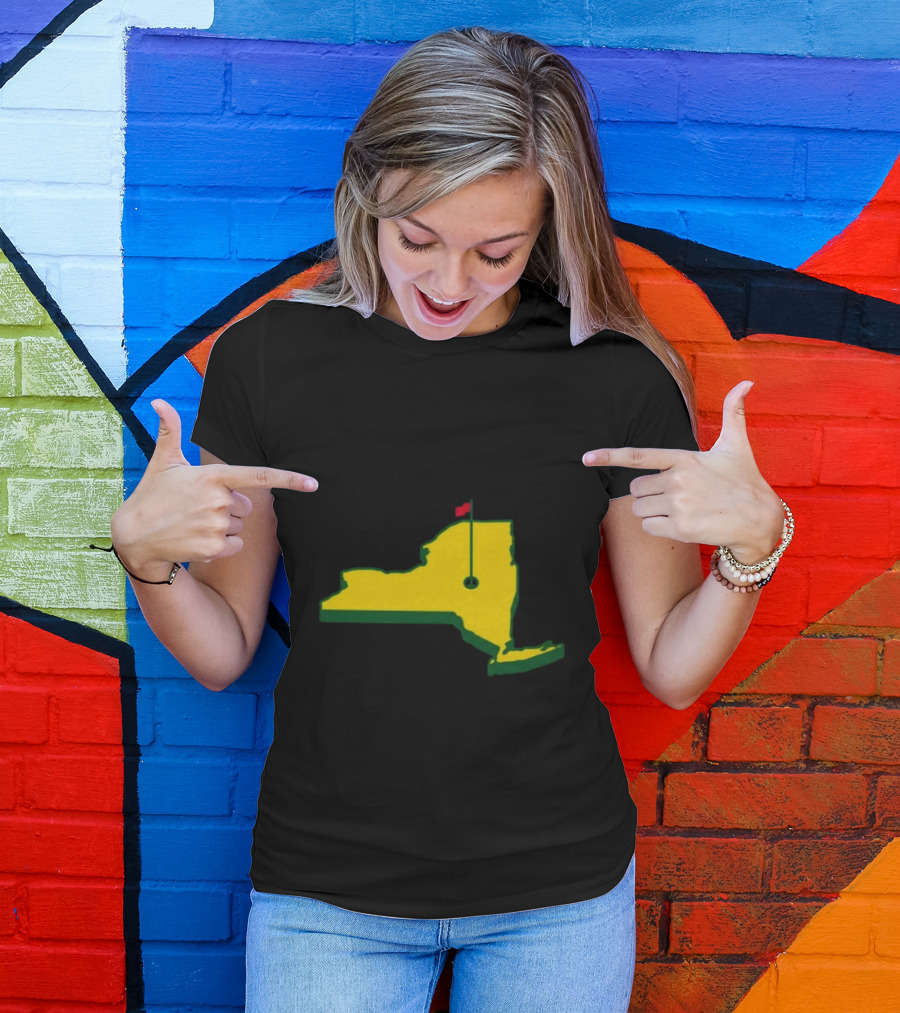 All Men Are Created Equal Only The Best Are Born In New York And Play Golf T-Shirt