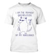 I Am The Primary Breadloser Of My Household Possum Martini And Sunglasses T-Shirt