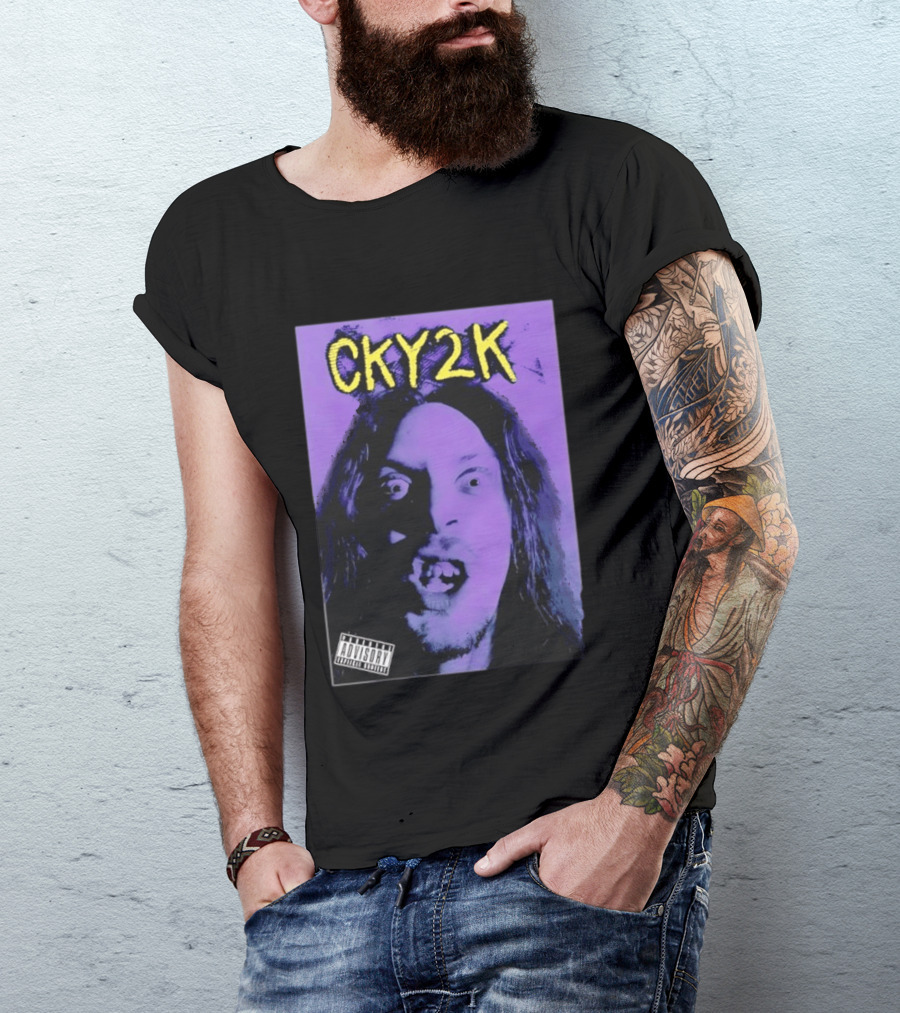 CKY2K Brandon DiCamillo Purple Cover Explicit Content T-Shirt