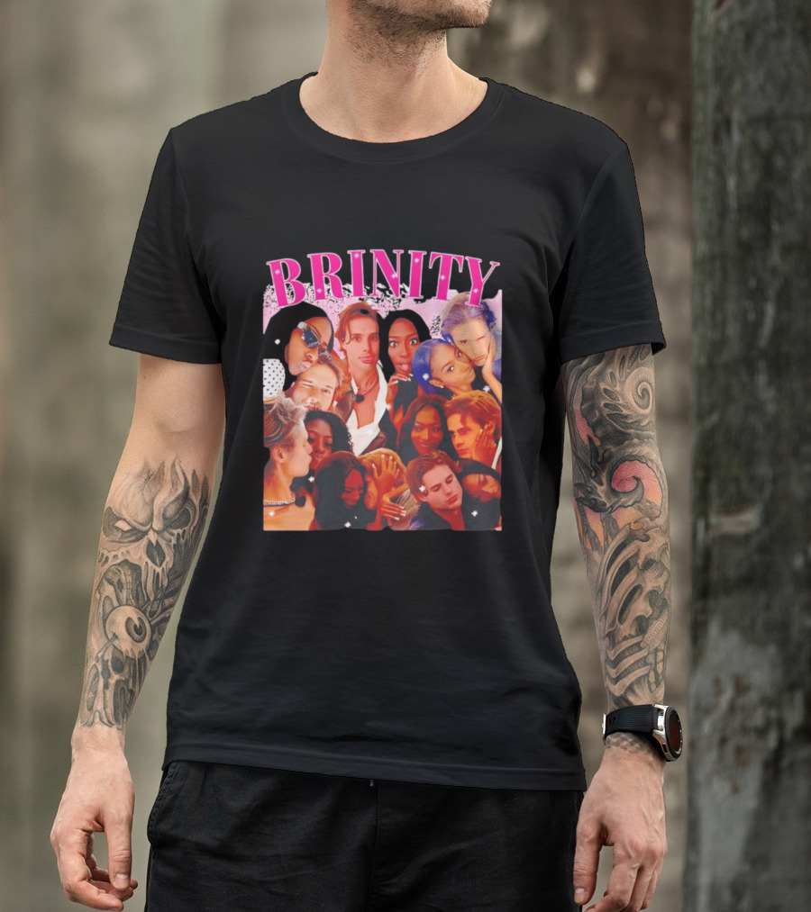 BRINITY Collage Of Couples Moments Embracing Love And Connection T-Shirt
