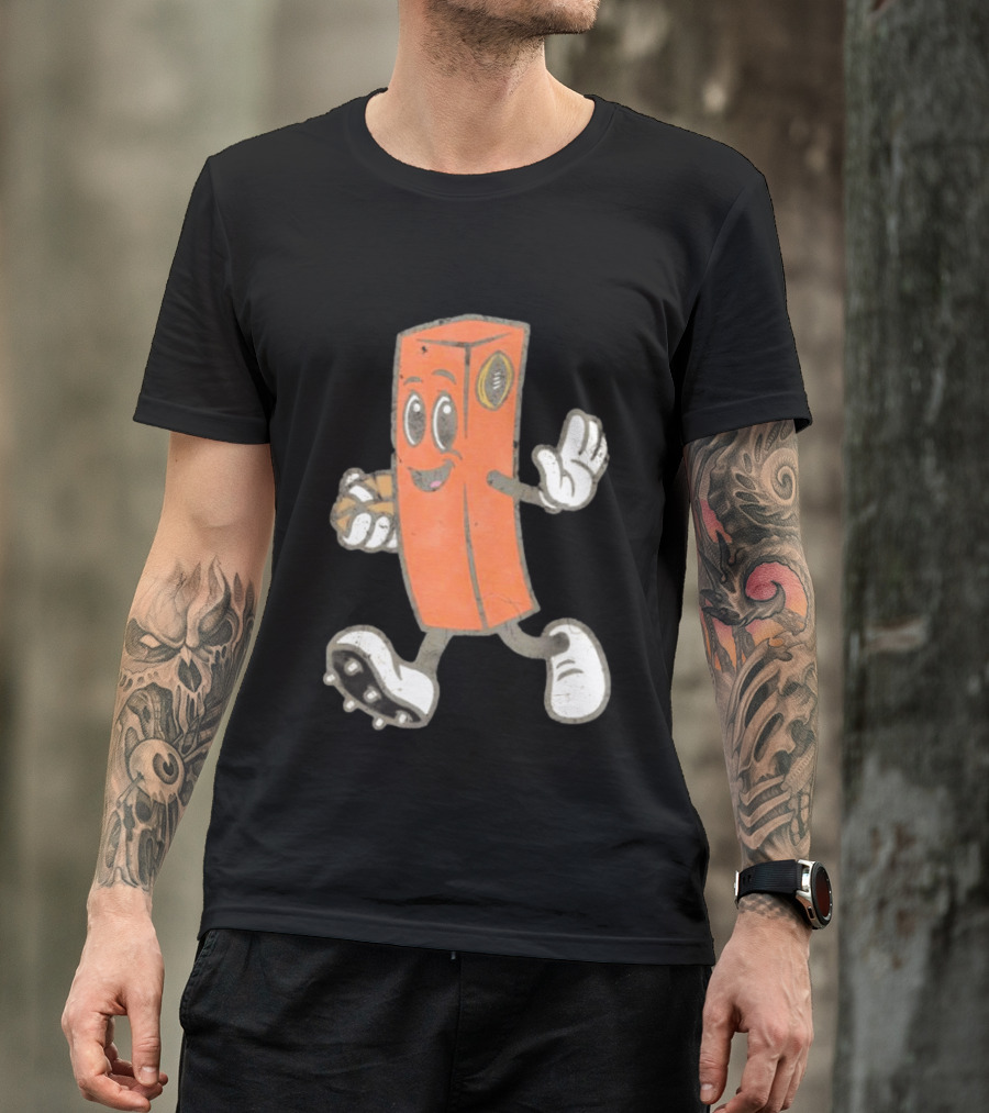 Cleveland Browns Chomps Mascot Football Player T-Shirt