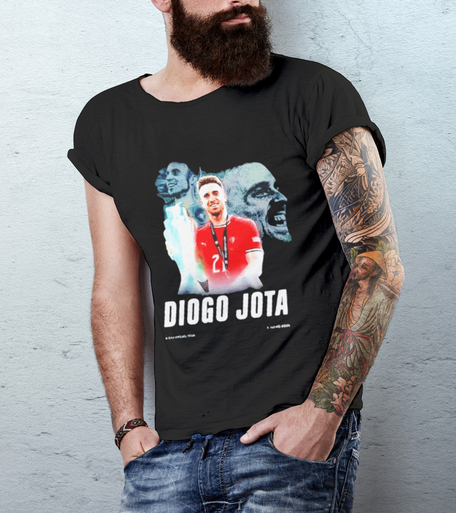 Diogo Jota Portugal No 21 Legends Football Player T-Shirt
