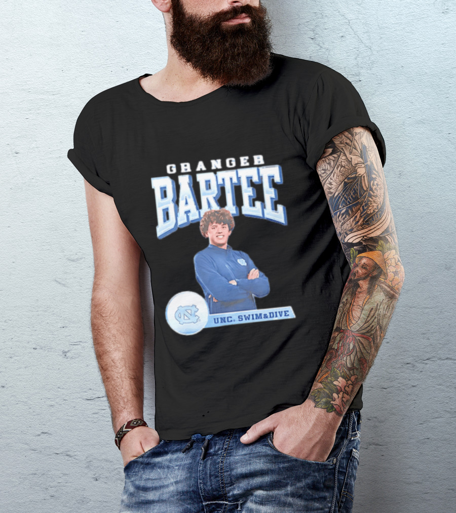 Granger Bartee UNC Swim & Dive North Carolina Tar Heels T-Shirt