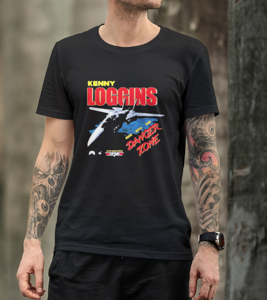 Kenny Loggins Ride Into The Danger Zone Top Gun Original Soundtrack T-Shirt