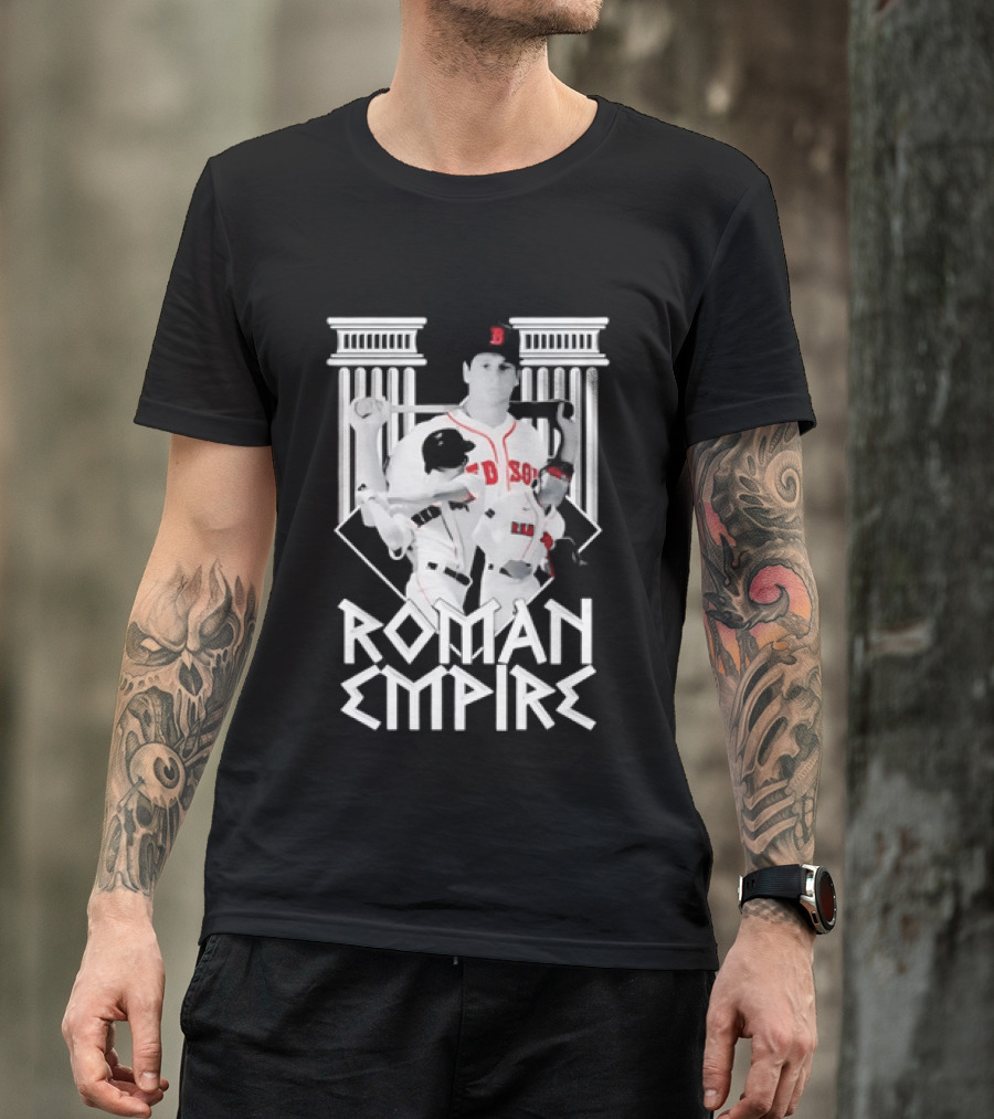 Red Sox Roman Empire Boston Baseball Team Fusion T-Shirt