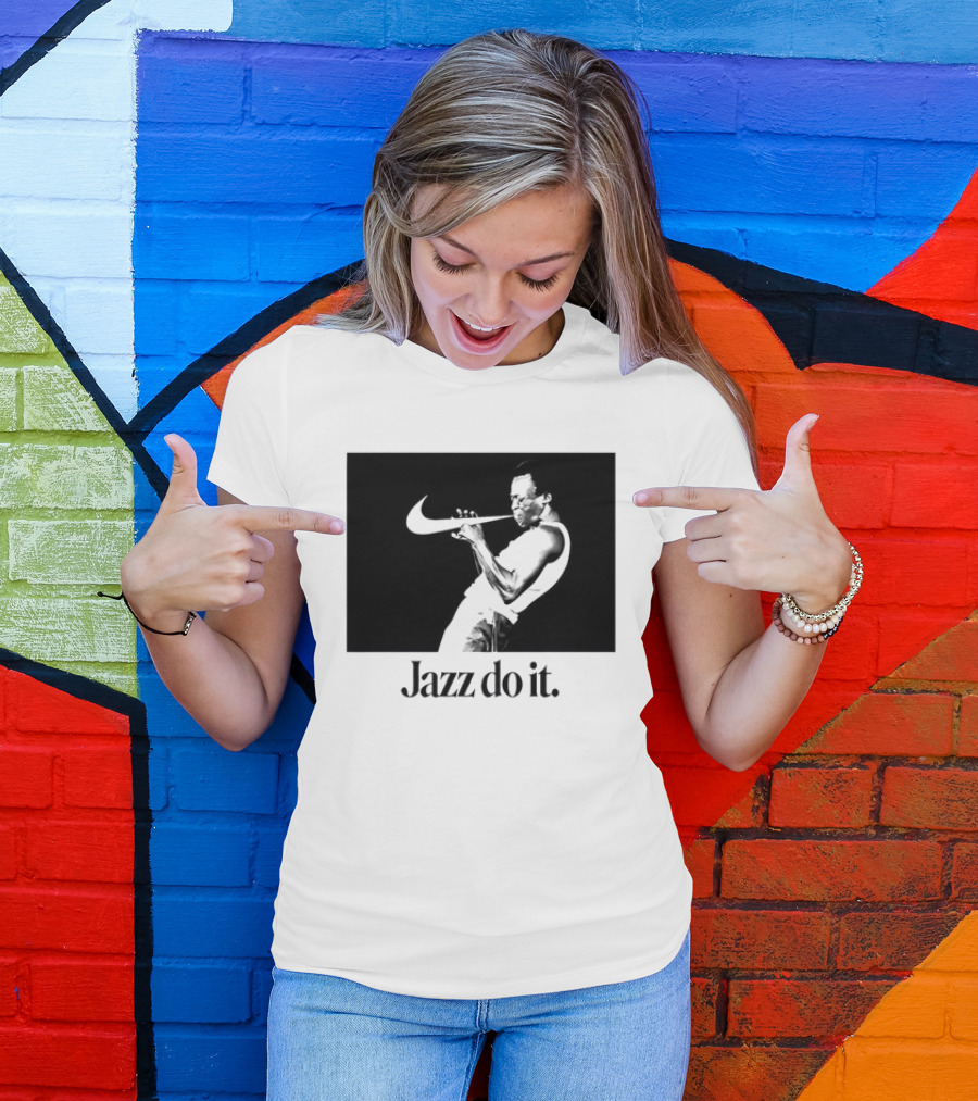 Miles Davis Jazz Do It Iconic Trumpet Player T-Shirt