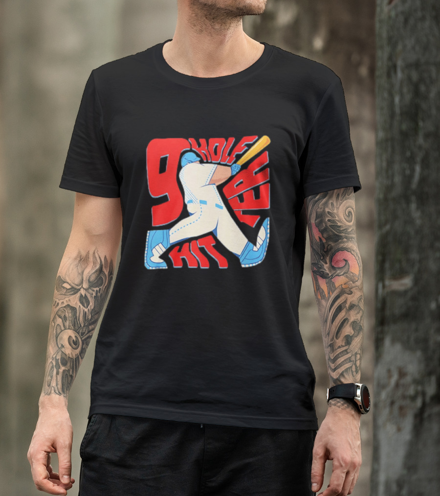 9 Hole Hitter Baseball Second Leadoff T-Shirt
