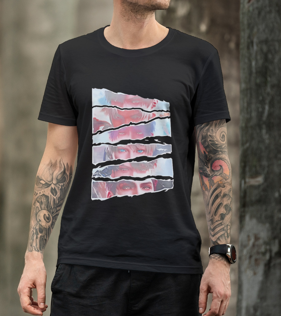 Love And Deepspace Otome Game Character Eyes Collage T-Shirt