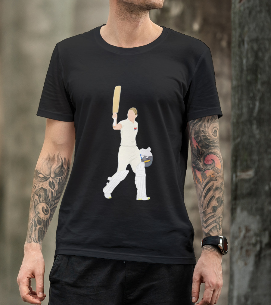 Steve Smith Celebrating Australian Cricket Icon Batter T-Shirt