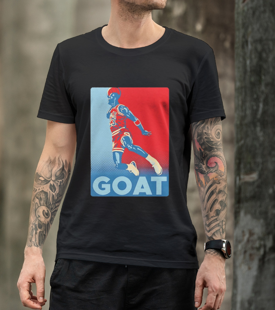 Michael Jordan GOAT Slam Dunk Chicago Bulls 23 T-Shirt