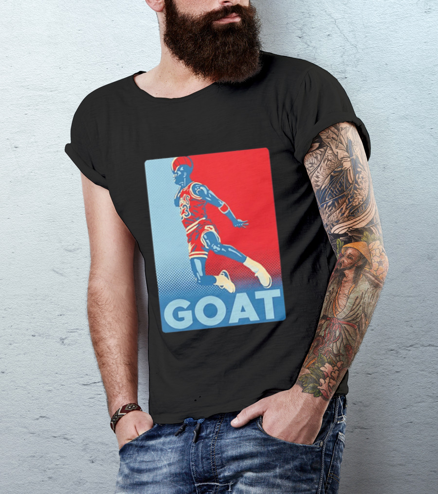 Michael Jordan GOAT Slam Dunk Chicago Bulls 23 T-Shirt