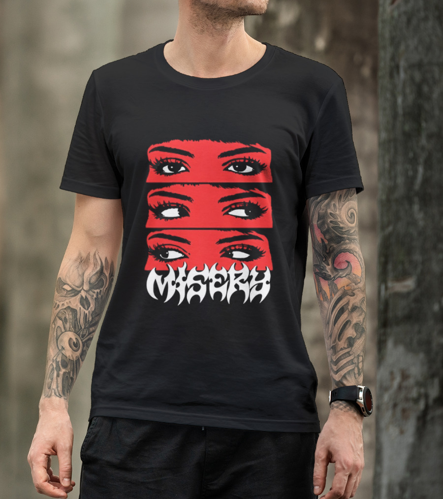 Misery Red Eyes Triple Stare T-Shirt